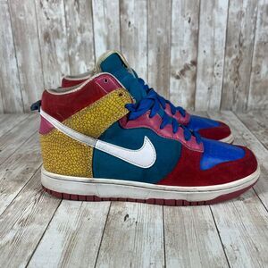 Rare!‎ Nike Dunk High 6.0 "Hot Red" Sneaker Women's 9